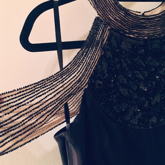 Parker Black Silk satin evening gown - Picture 8 of 8